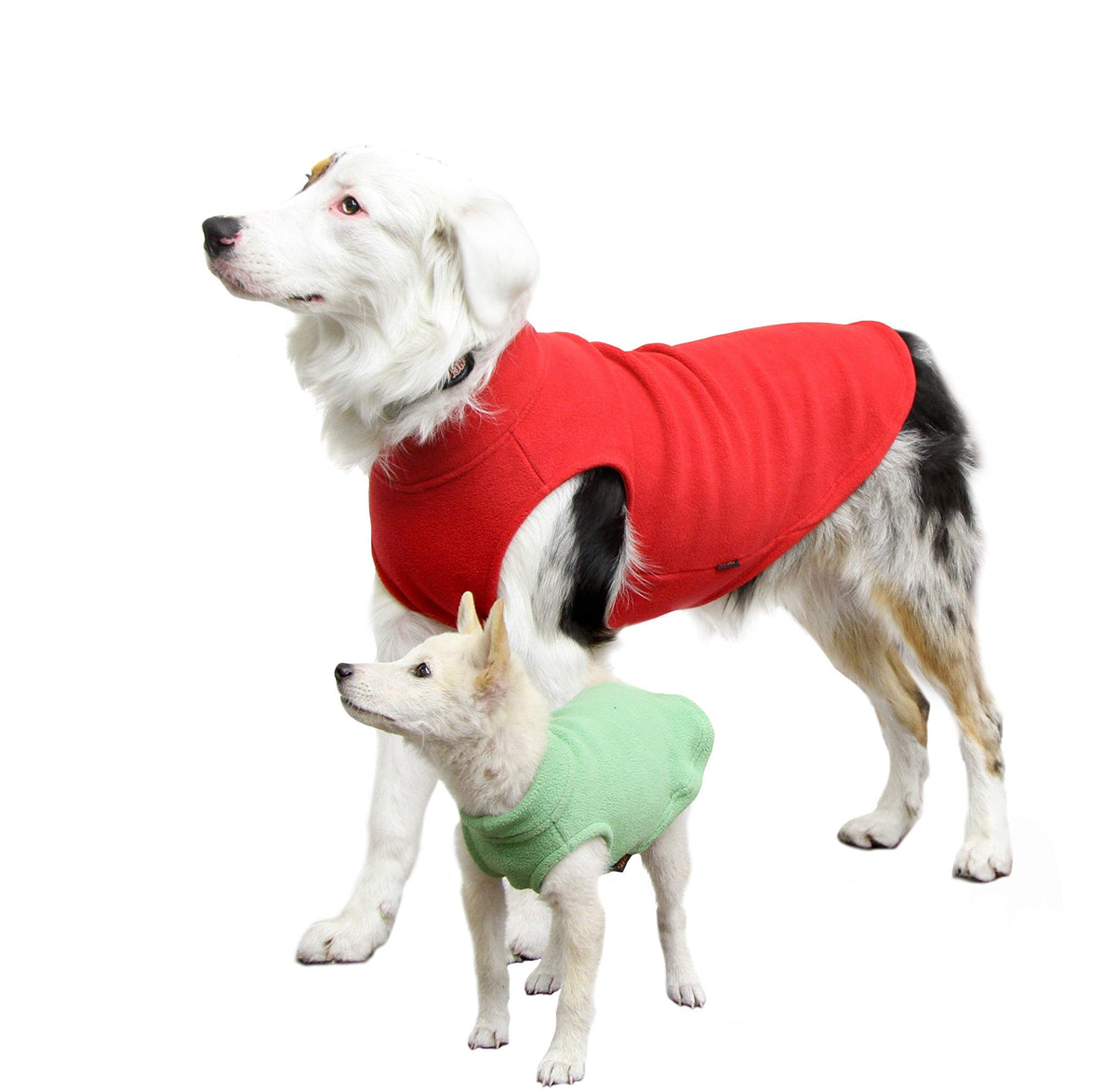 Stretch Fleece Vest Dog Sweater (X-Small Length (7") / Indigo Blue)