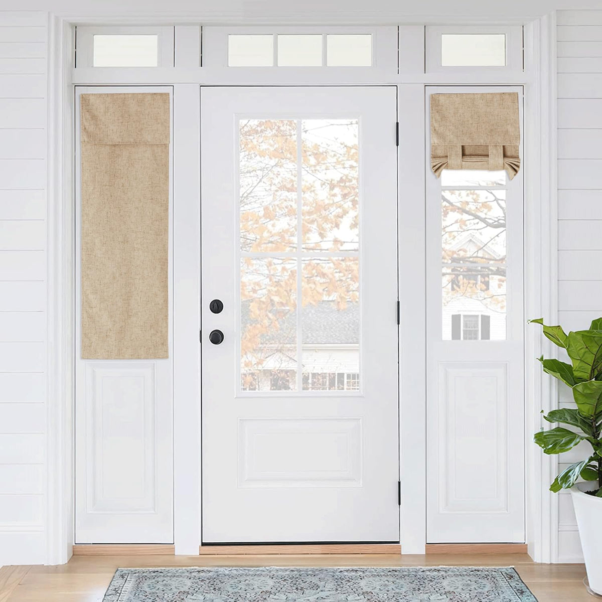 Classroom Door Window Cover (Camel / 12"W x 40"L (Pack of 1))