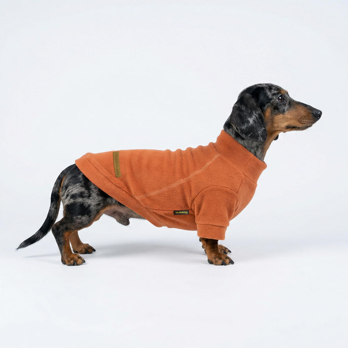 3 Pack Classic Fleece Dog Sweater (Small / Orange-Yellow-Coffee)