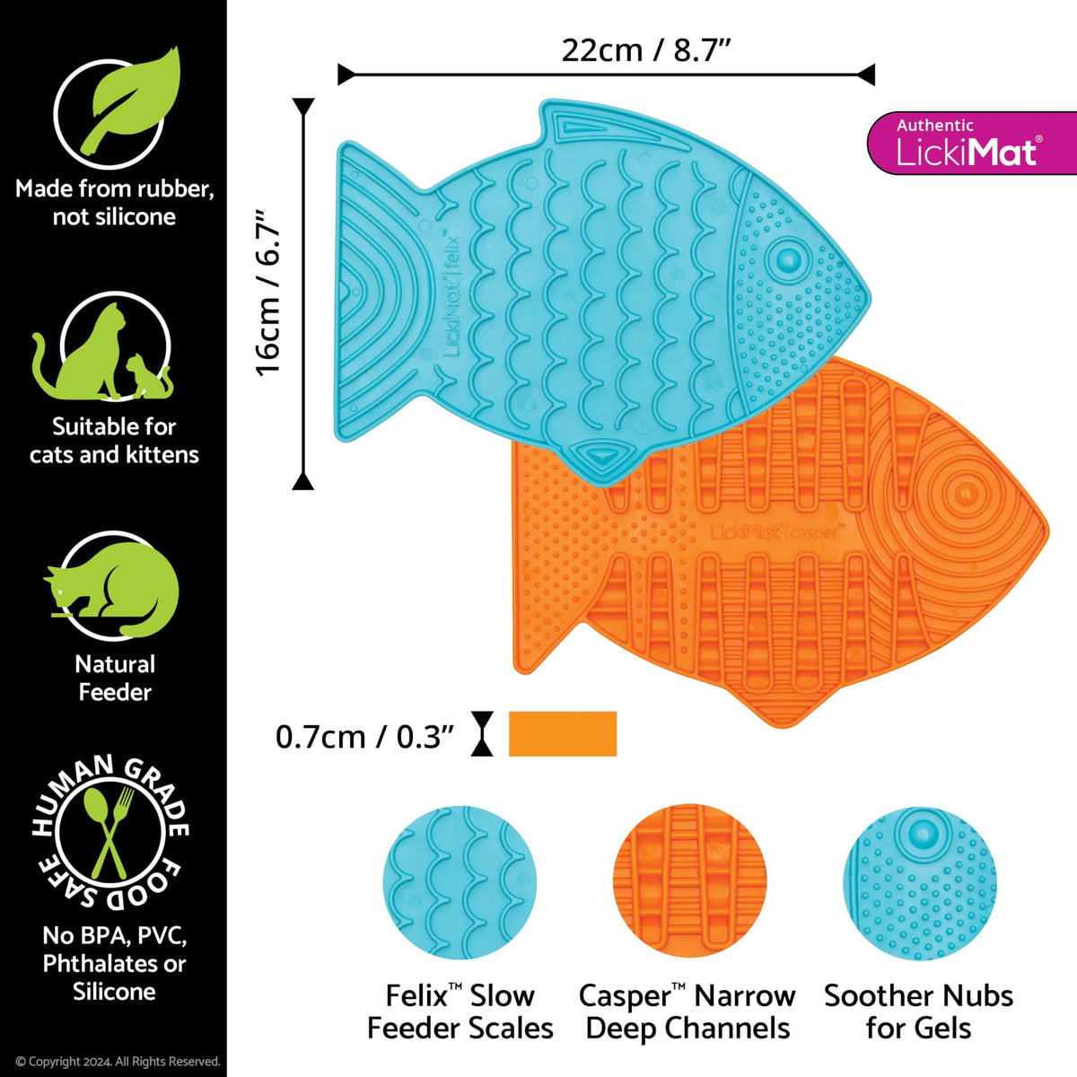 Casper & Felix (Orange & Turquoise)