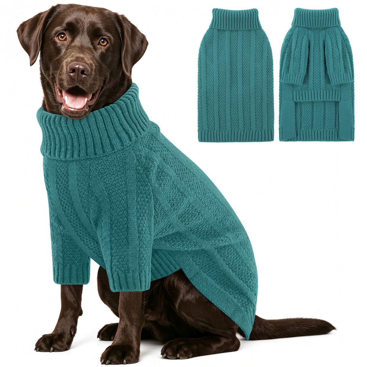 XL Dog Sweater (X-Large / Peacock Blue)