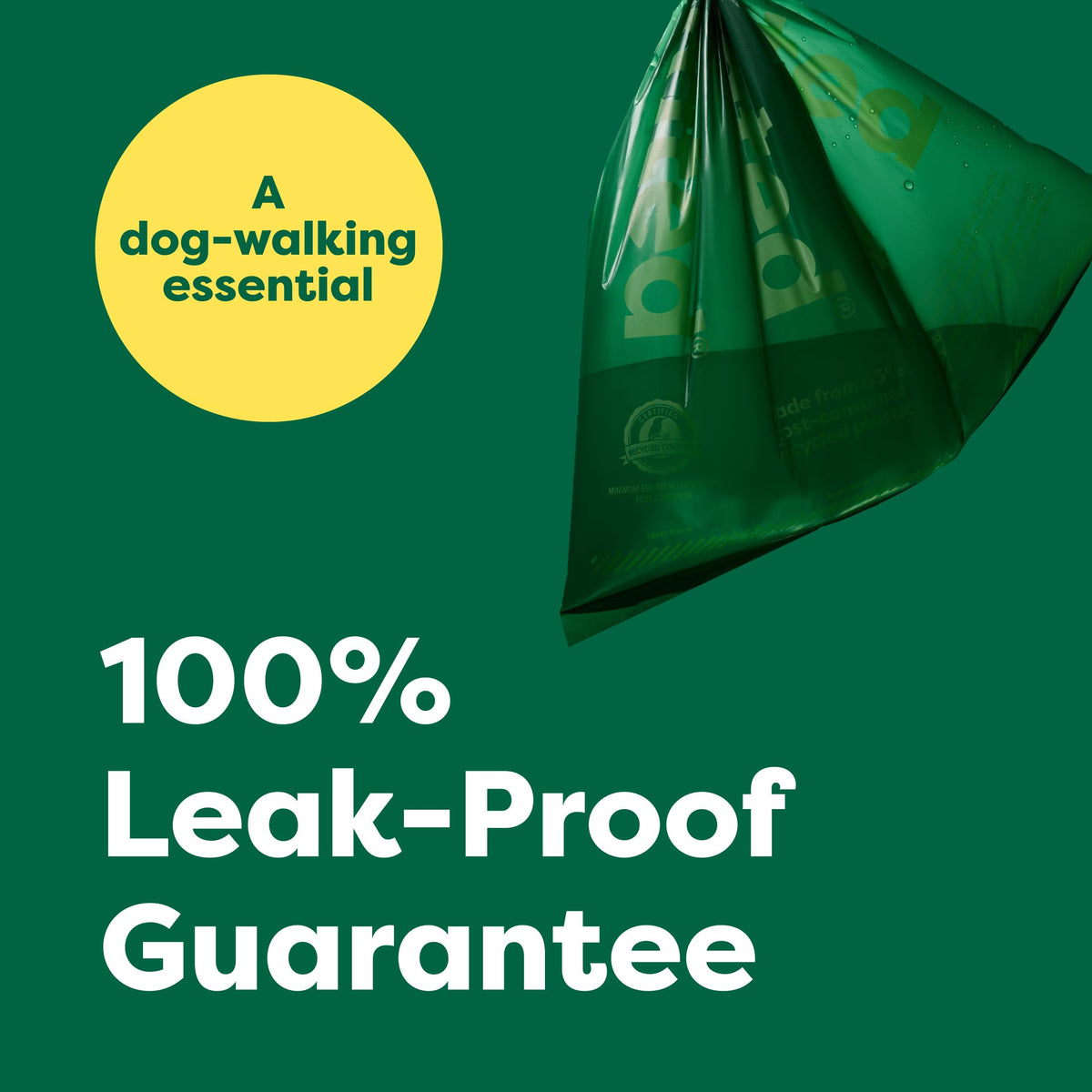 Dog Poop Bag Holder (1 Dispenser, 900 Bags / Lavender)
