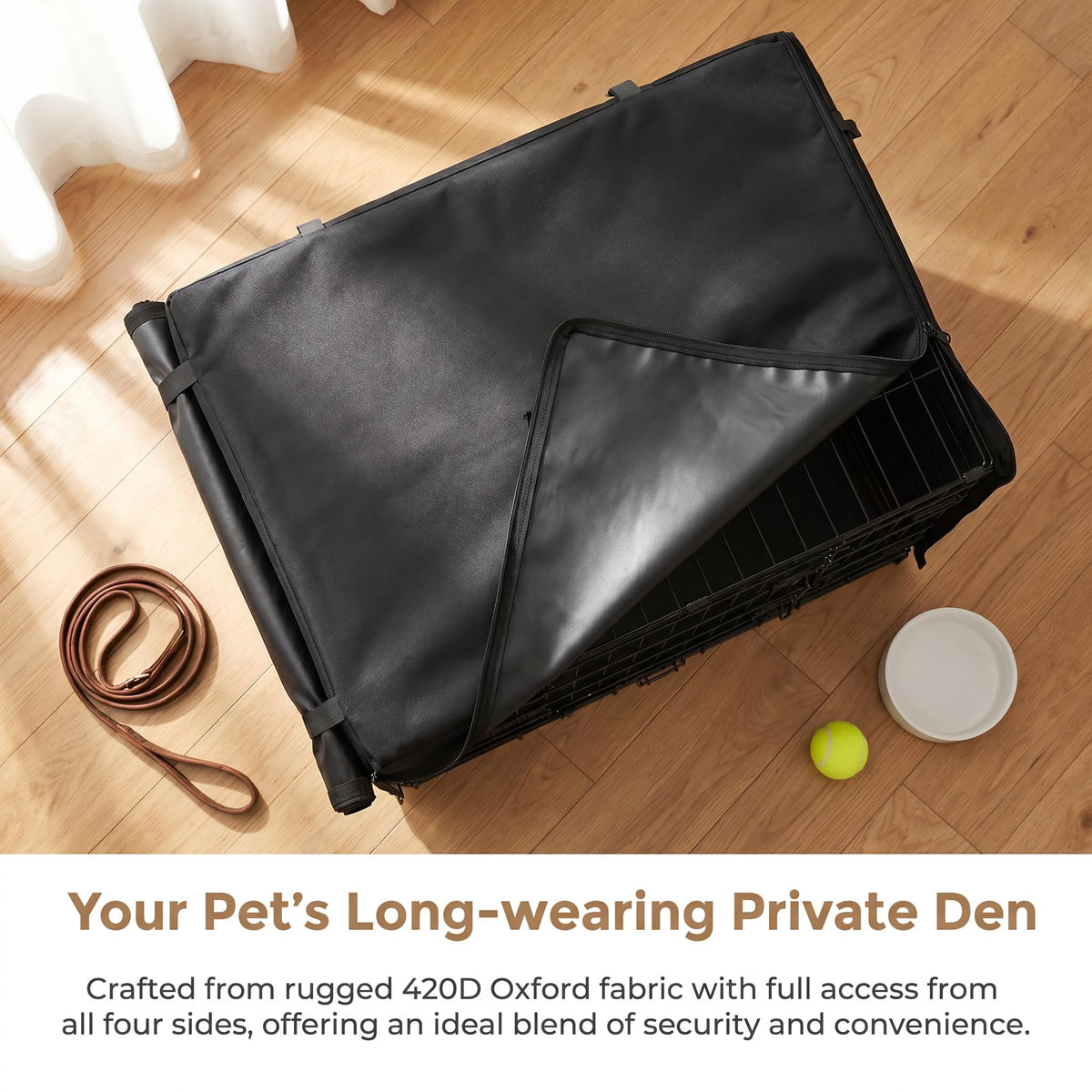 Dog Crate Cover 48.5" (48.5"L x 31.5"W x 36.5"H)
