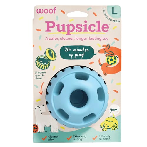 Pupsicle Interactive Dog Ball Toy for Dogs Large 25 (Blue / Large)