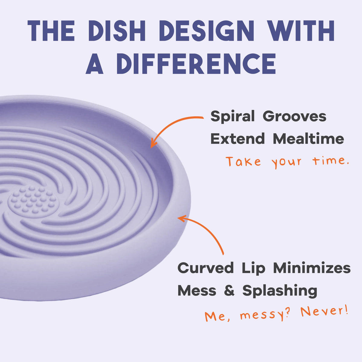 Lick Dish Silicone Lick Mat + Slow Feeder for Cats & Small Dogs (Periwinkle / Small)