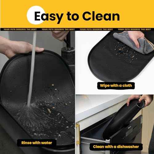 Dog Food Mat 1 (19 x 12" - Standard / Black)