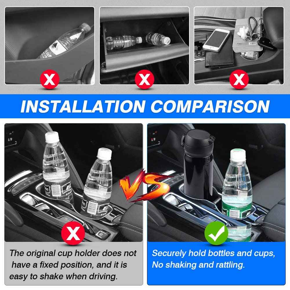 Center Console Cup Holder Insert for Buick Envision 2021 2022 2023 Interior Accessories Water Cup Holder (Buick Envision 2021-2023)