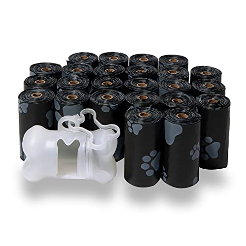 Poop Bags for Dogs (Black / 360 Bags)