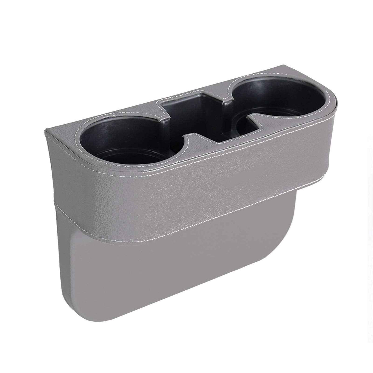 Car Seat Gap Filler Organizer with Cup Holder (PUBD-Gray)