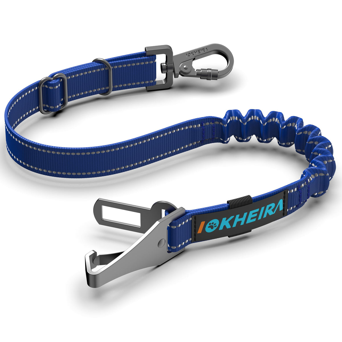Dog Seat Belt 3 (Bule)