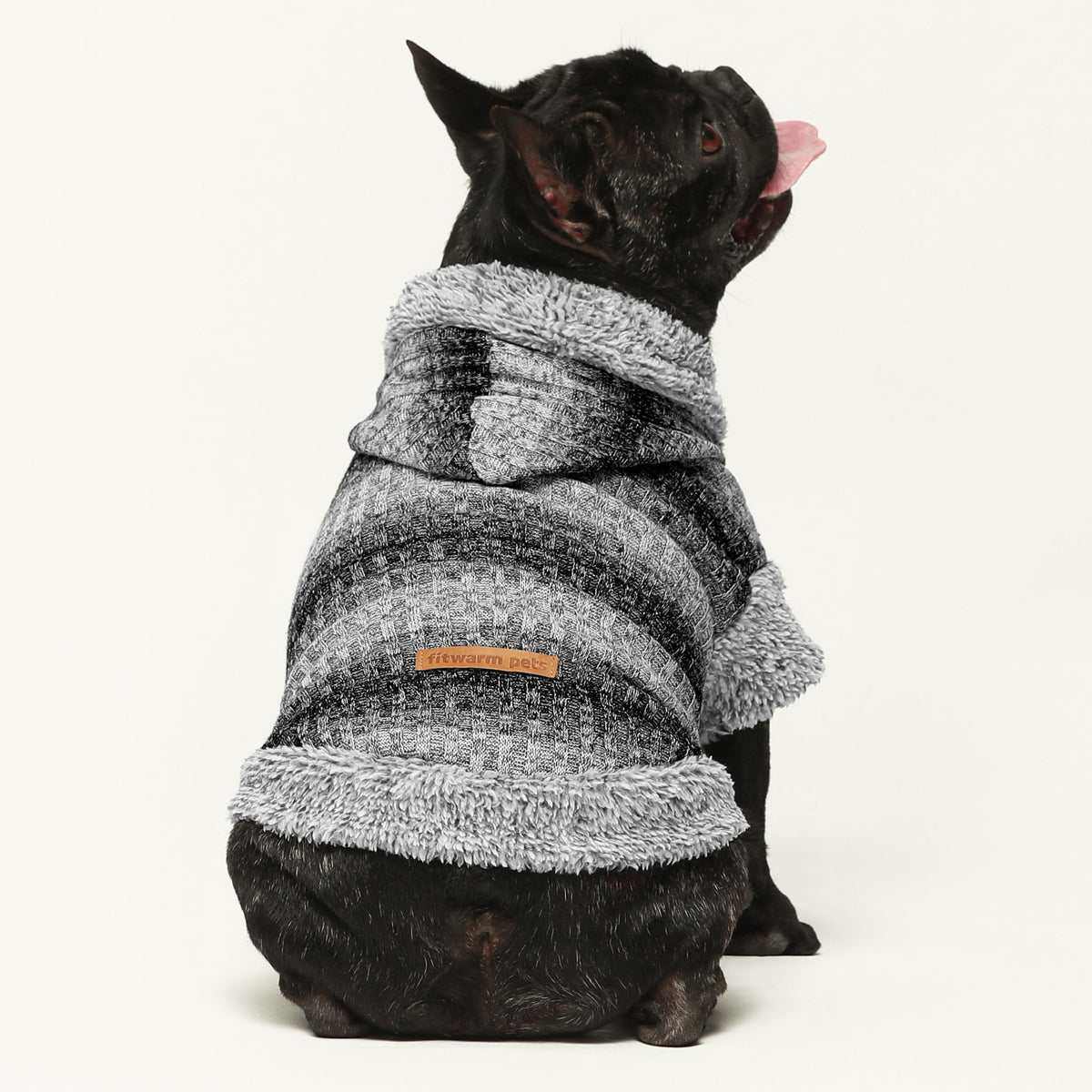 Fuzzy Dog Sweater (Medium / Heather Grey)