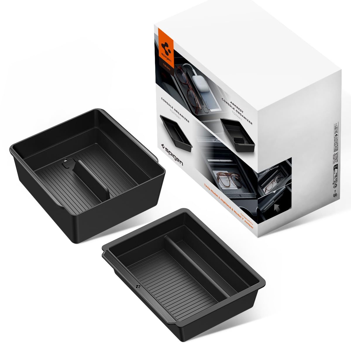 Console & Armrest Organizers for Tesla Model Y Juniper (Center Console + Armrest Organizer Bundle)