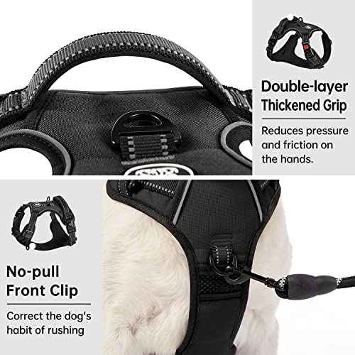 No Pull Dog Harness for Small Dogs (Brown / Small)
