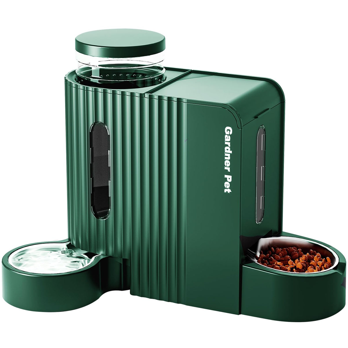 Gravity Automatic Cat Feeder (Large (0.8 Gallon x 2) / Green)