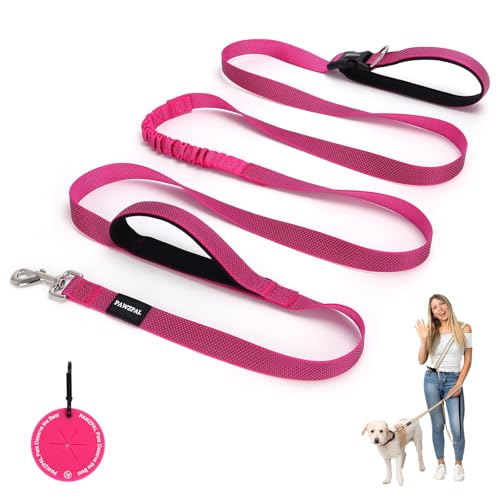 Hands Free Dog Leash (Hot Pink / Medium (6–8FT))