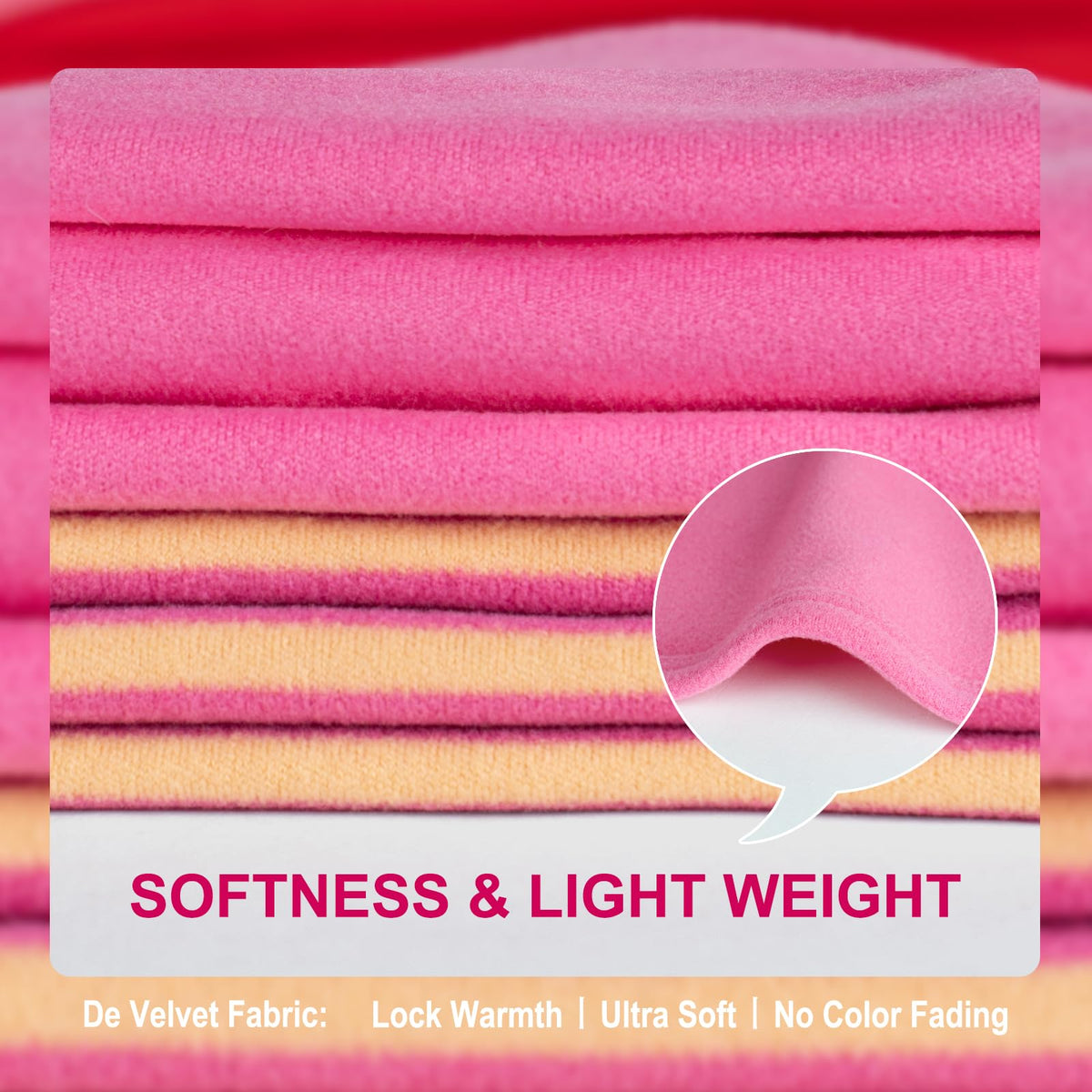 2Pack Dog Sweater for Small Dogs Soft Pet Coats Fleece Sweatshirt (Medium (7-11lbs) / 8# Pink+Pink Stripe)