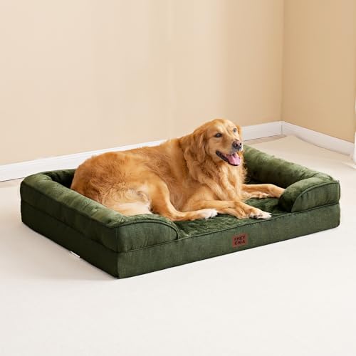 Orthopedic XXL Dog Bed (Dark Green / 46.0"l X 35.0"w X 7.5"th)