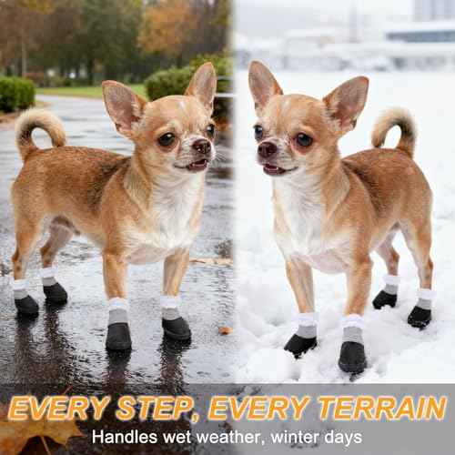 Dog Winter Boots (Black / #1)