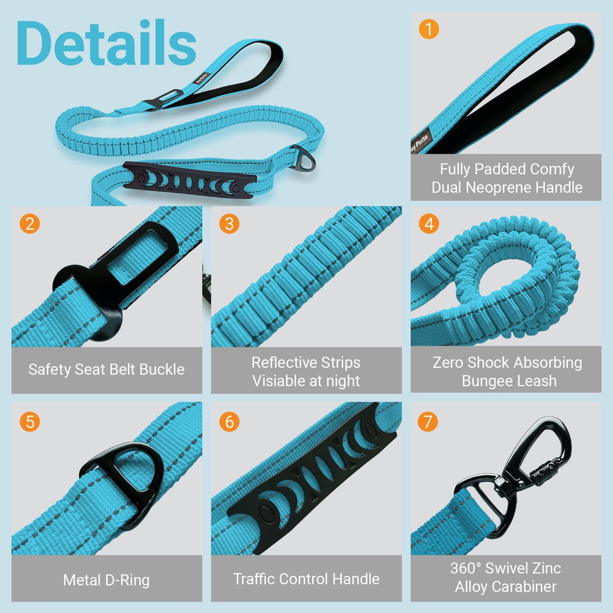 Dual Handle Bungee No (Blue)