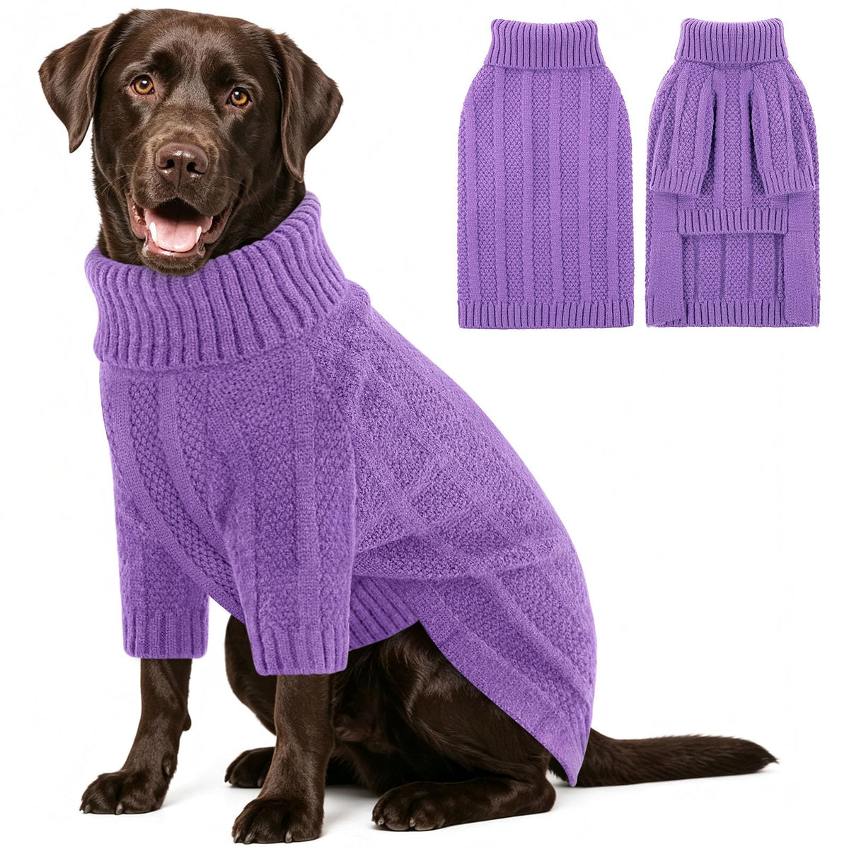 XL Dog Sweater (X-Large / Purple)