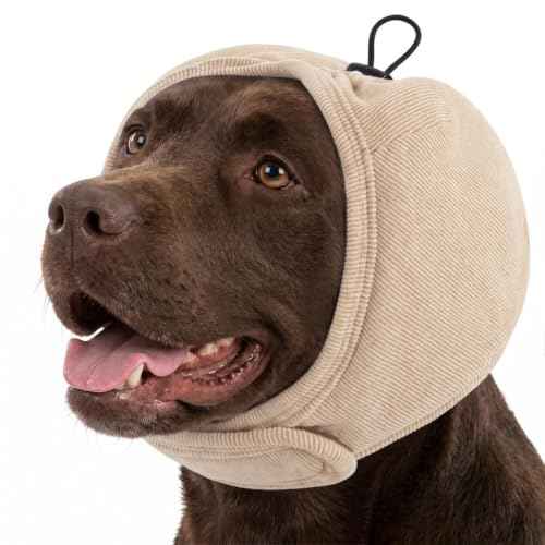 Dog Ear Muffs Noise Protection (Light Khaki / Medium)