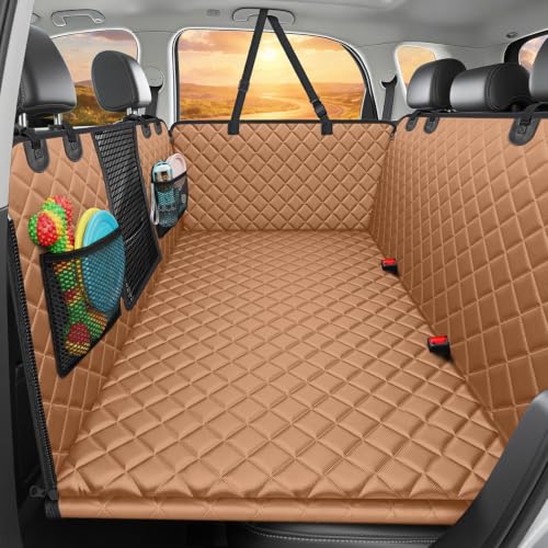Back Seat Extender for Dogs (Tan / M - Cars / Full Size SUVs)