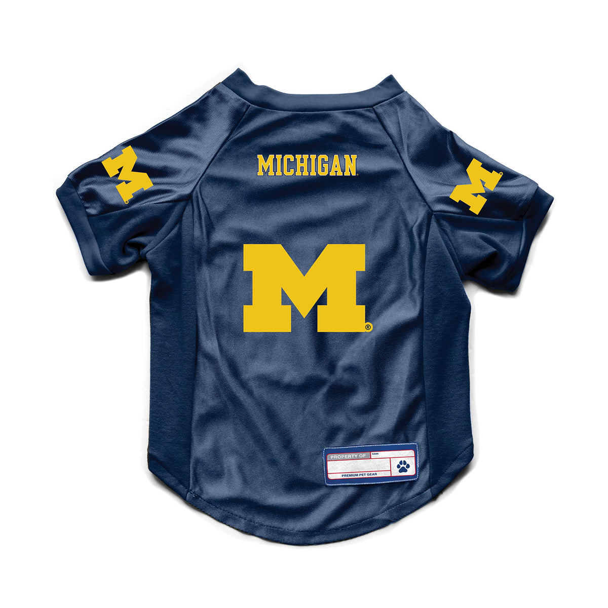 NCAA Michigan Wolverines Stretch Pet Jersey (Michigan Wolverines / X-Small)
