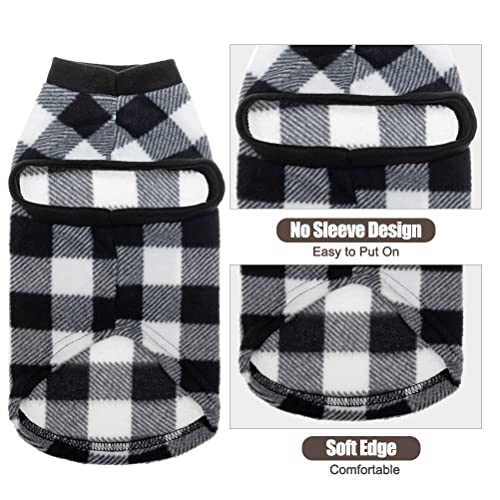 Plaid Cat Sweater (Black / Large)