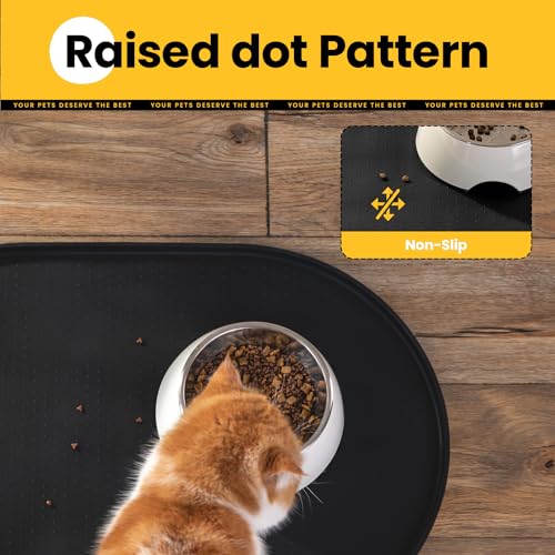 Dog Food Mat 1 (19 x 12" - Standard / Black)