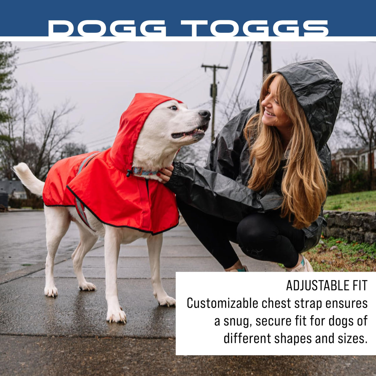 Dogg Toggs Raincoat (Red / X-Small)