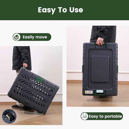 Collapsible Dog Crate for Small (Dark Grey / 28.0"L x 18.3"W x 20.9"H)