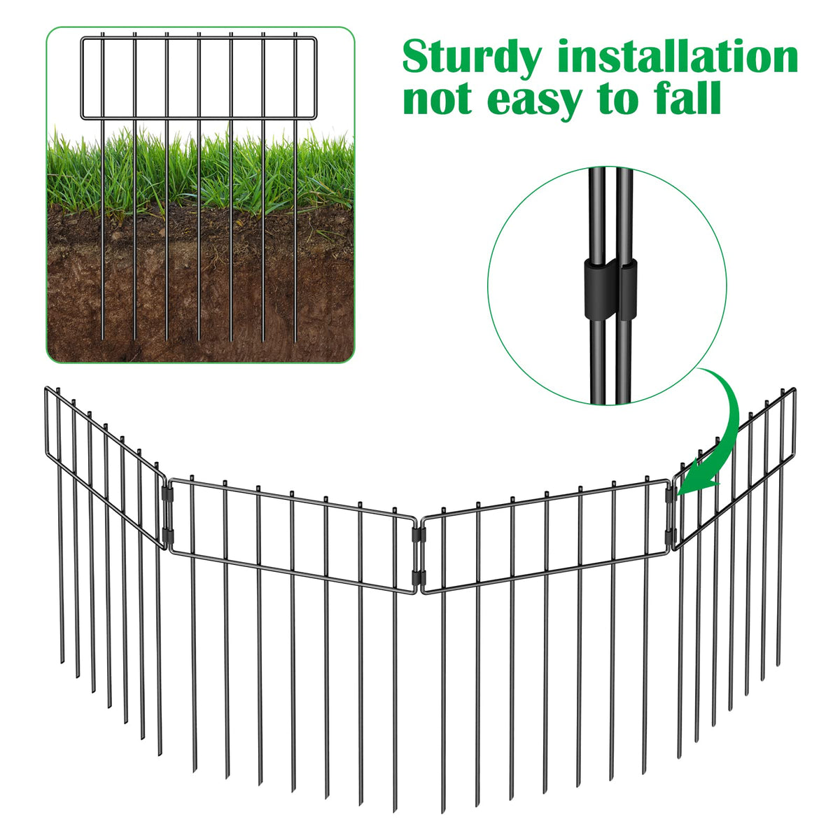 10 Pack Animal Barrier Fence No Dig (10 Pack)