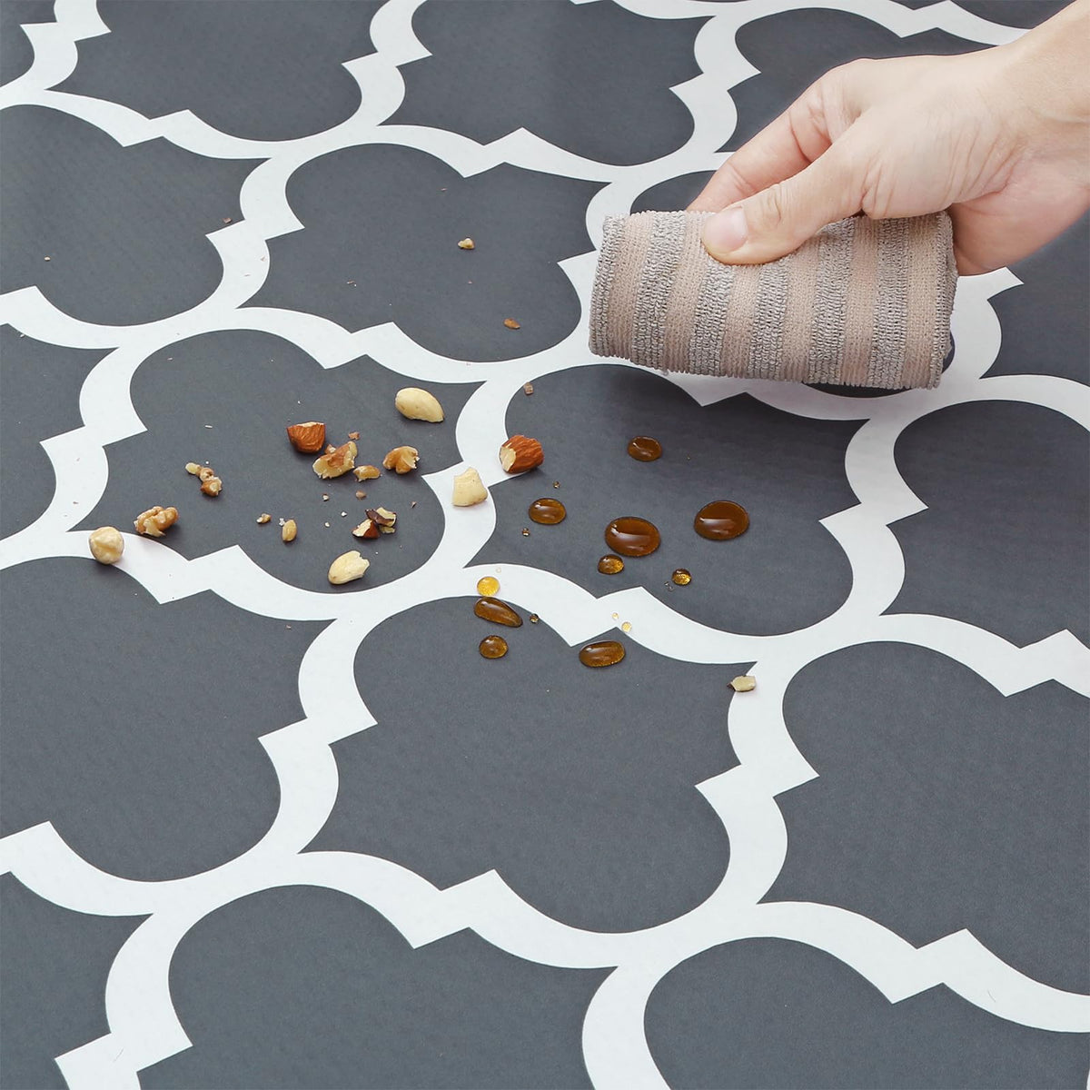 Splat Mat for Under High Chair (Lattice)