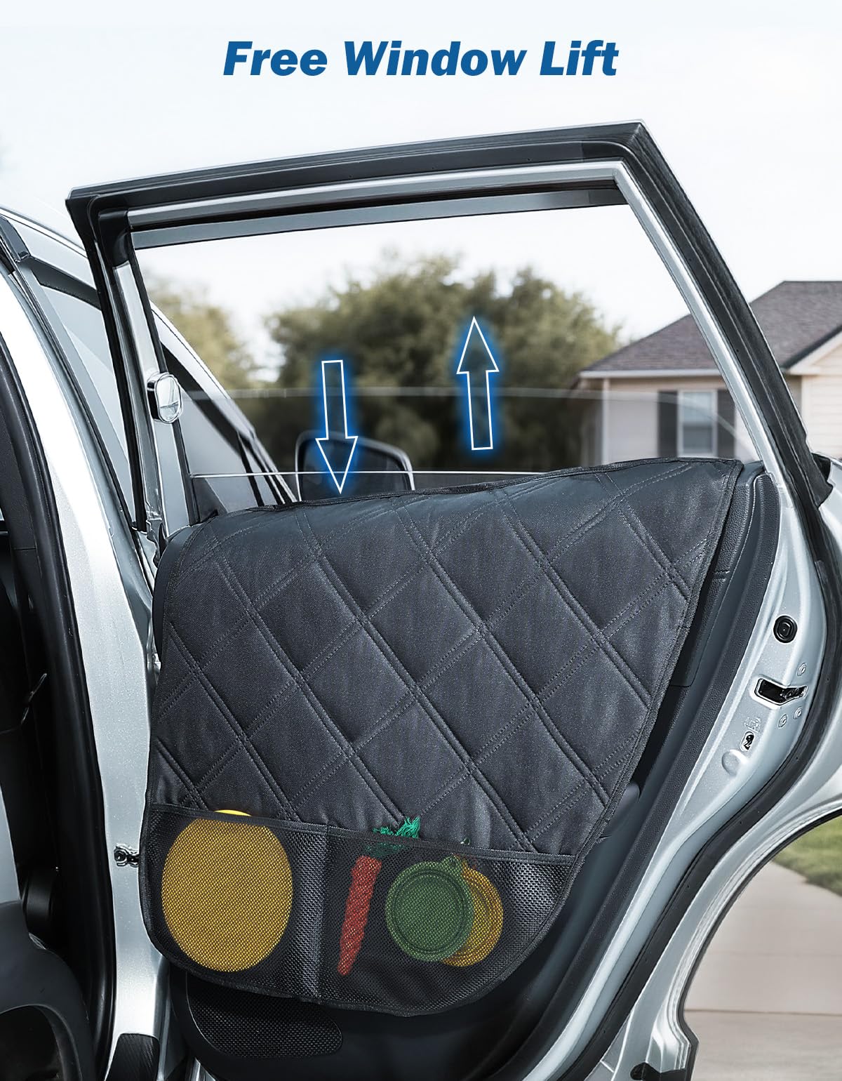 Car Door Protector for Dogs for Sedan (Fit for Sedan/ Family Car/ Small SUV)