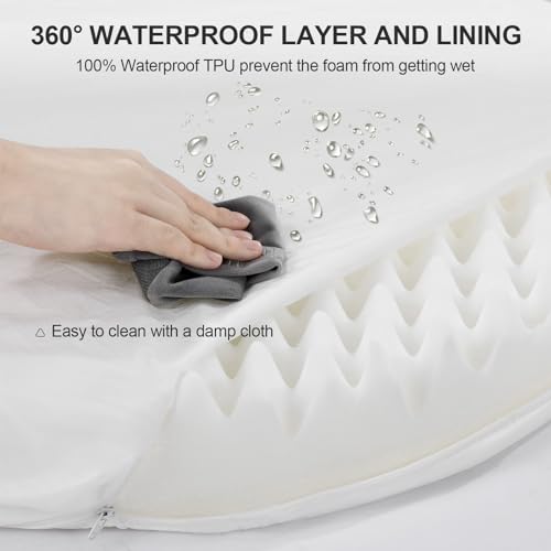 Fluffy Calming Orthopedic Dog Beds for Medium & Large Dogs (Grey / 41.0"Lx32.6"Wx7.6"H)
