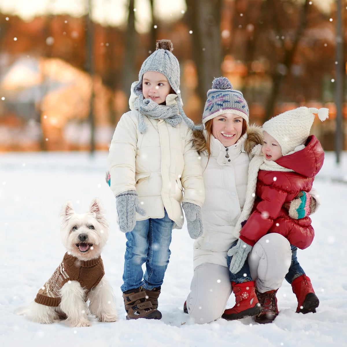 Dog Sweaters for Large Dogs Girl Boy (Large / #1 Beige)