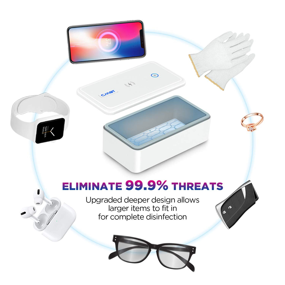 UV light Sanitizer Box (White)