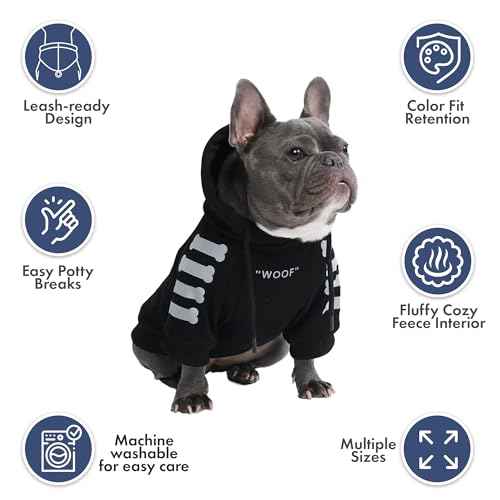 Dog Hoodie Buttery (Woof / 5XL)
