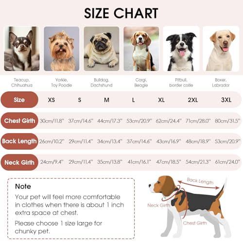 Dog Sweaters for Small Dogs Male (Saddle Brown / X-Small)