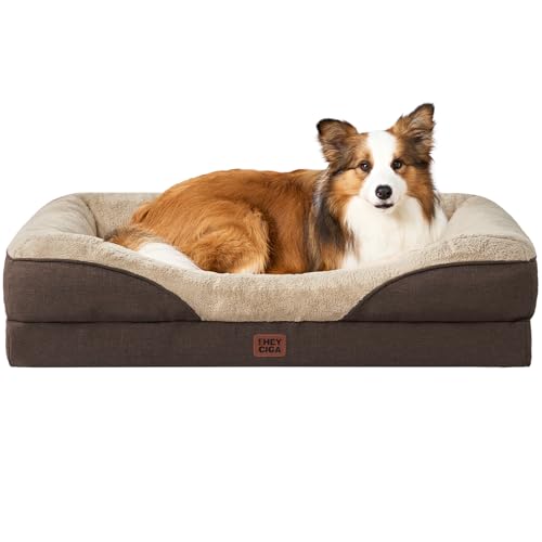 Orthopedic Dog Bed for Large Sized Dog (Brown / 45x35x7.5)