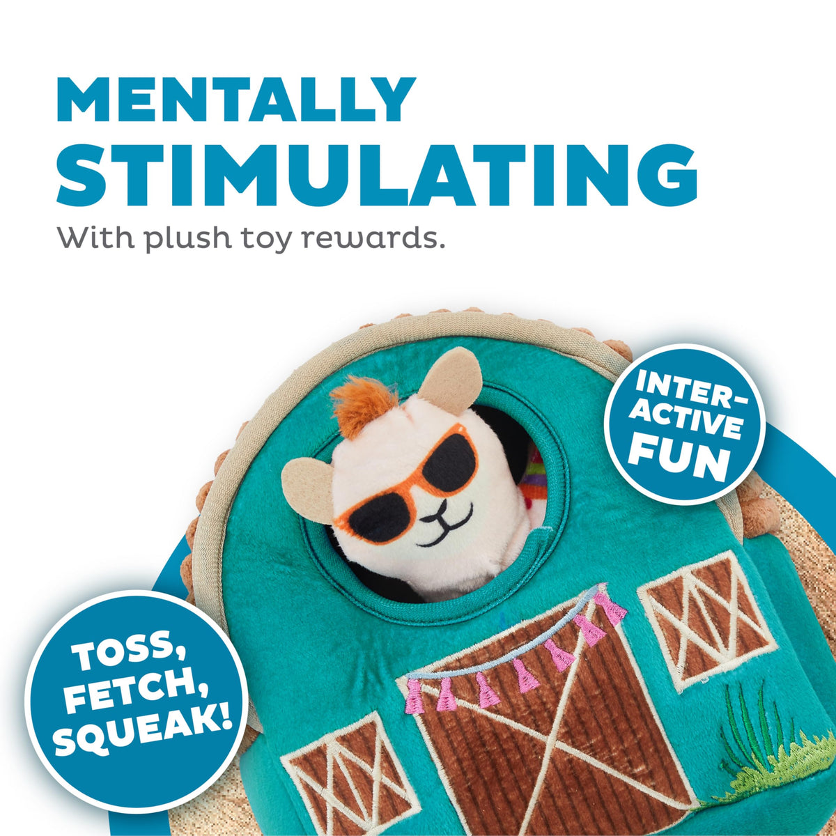 Hide A Llama Plush Dog Toy Puzzle