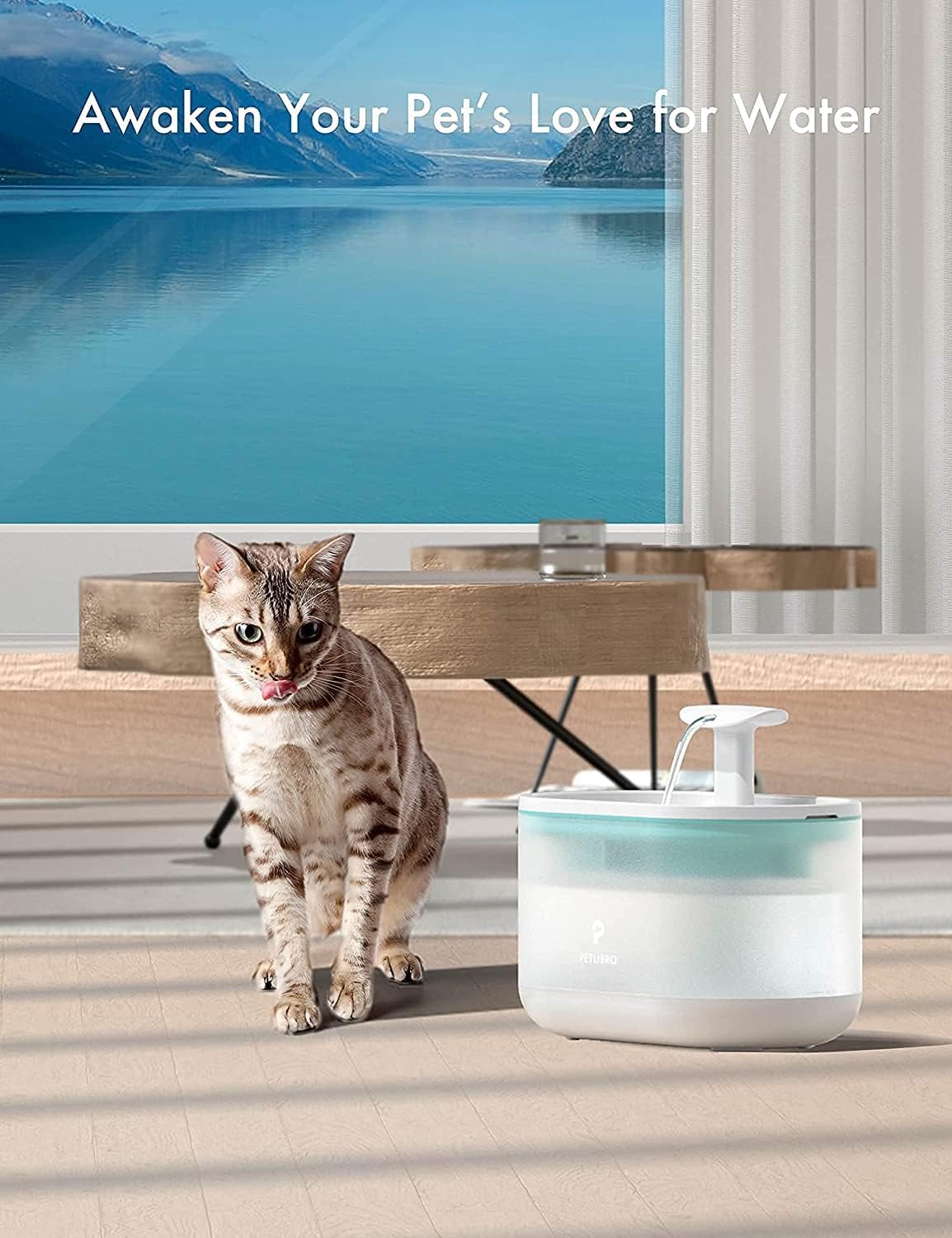 Replacement Pump for Cat Water Fountain (White / Pump for Capsule Fountain)