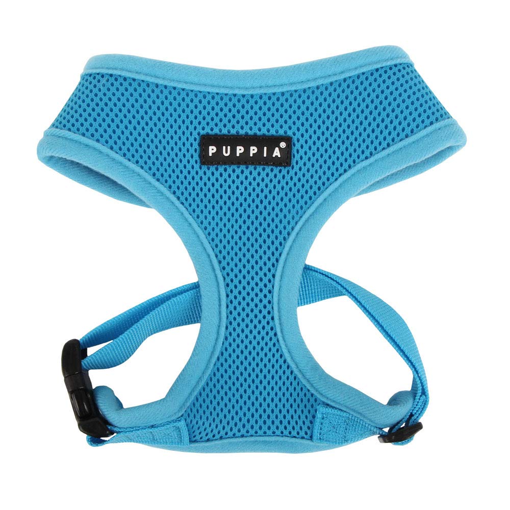 Soft Dog Harness No Choke Over (Sky Blue / Medium)
