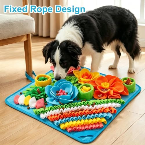 19.5" Snuffle Mat for Large Dogs (19.5"L x 19.5"W / blue)