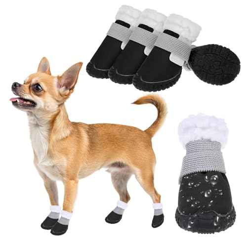 Dog Winter Boots (Black / #4)