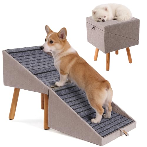 Dog ramp for Couch 2 (Light Brown / XL(17.13”H))