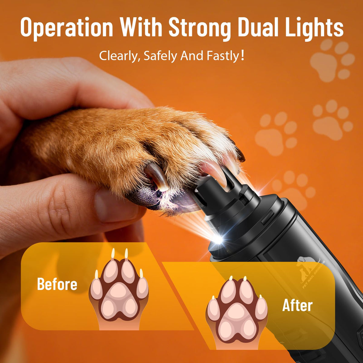 Electric Dog Nail Grinder (Black)