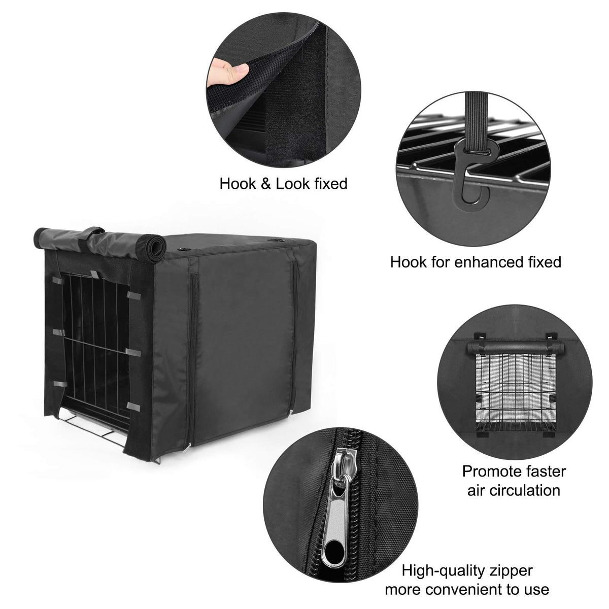 Dog Crate Cover (22.0"L x 16.0"W x 18.0"H)