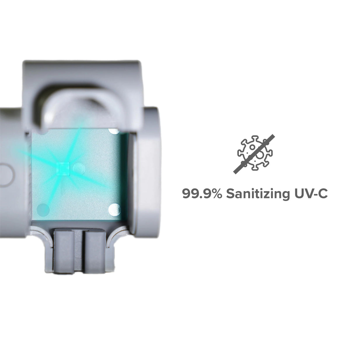 UV Toothbrush Sanitizer (Grey)