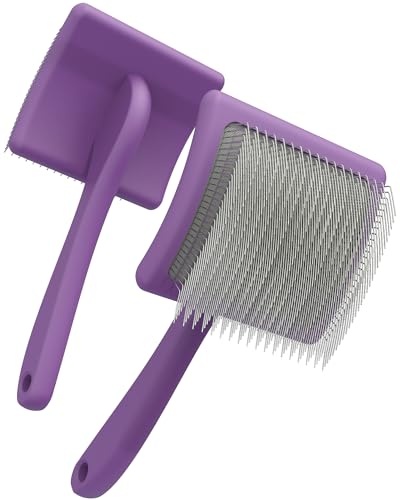 Large Dog Brush (L / Purple)